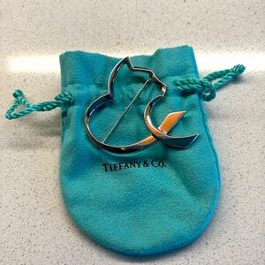 Tiffany & Co SILVER Paloma Picasso Cat Brooch